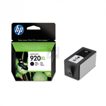 HP Tintenpatrone schwarz HC (CD975AE#301, 920XL)