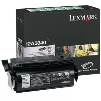 Lexmark Toner-Kartusche Prebate schwarz (12A5840)