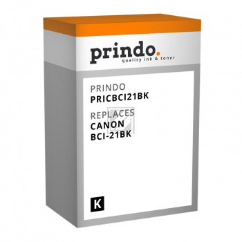 Prindo Tintenpatrone schwarz (PRICBCI21BK) ersetzt BCI-21BK