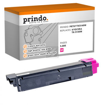 Prindo Toner-Kit magenta (PRTKYTK5140M) ersetzt TK-5140M