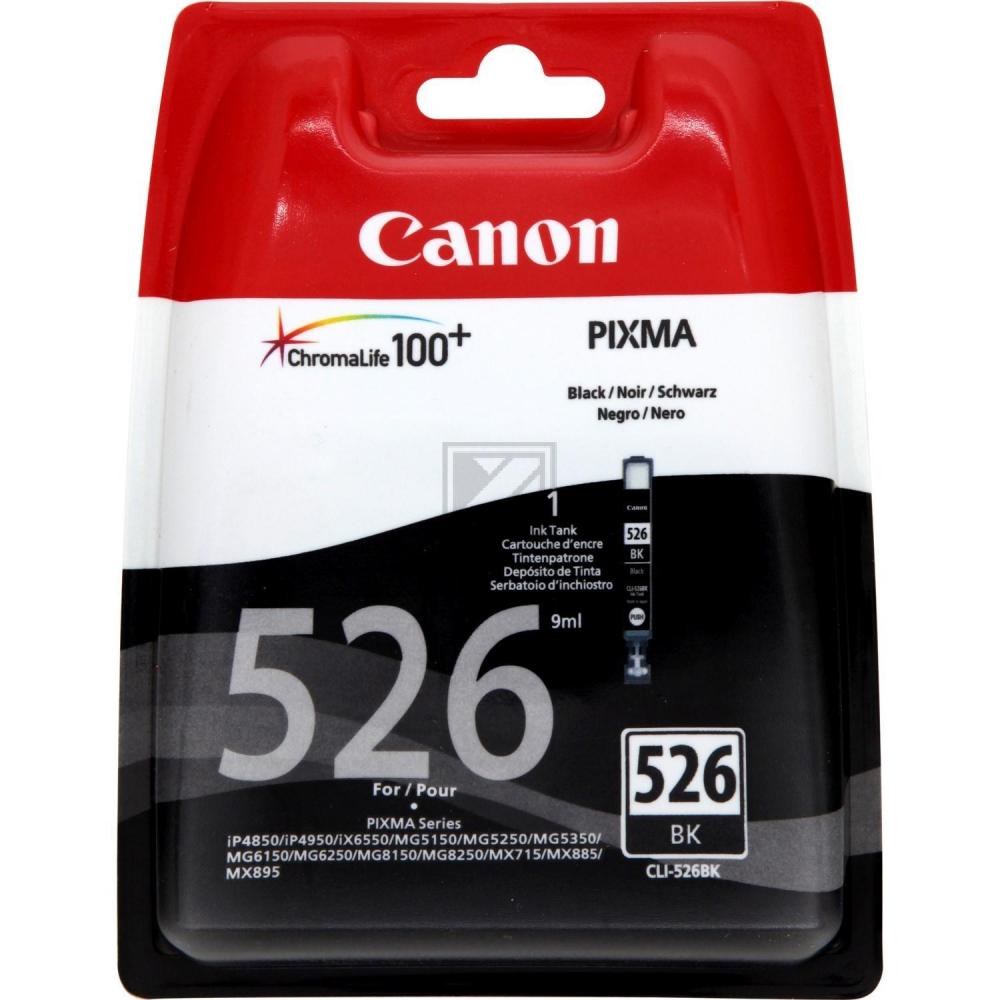 Canon Tintenpatrone schwarz (4540B004, CLI-526BK)