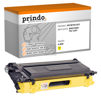 Prindo Toner-Kit gelb HC (PRTBTN135Y) ersetzt TN-135Y