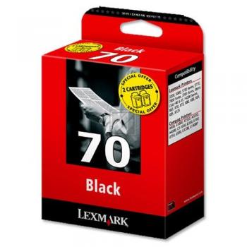 Lexmark Tintendruckkopf 2 x schwarz HC (80D2957, 70)