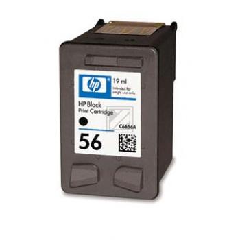 HP Tintendruckkopf schwarz HC (C6656AE#BA6, 56)