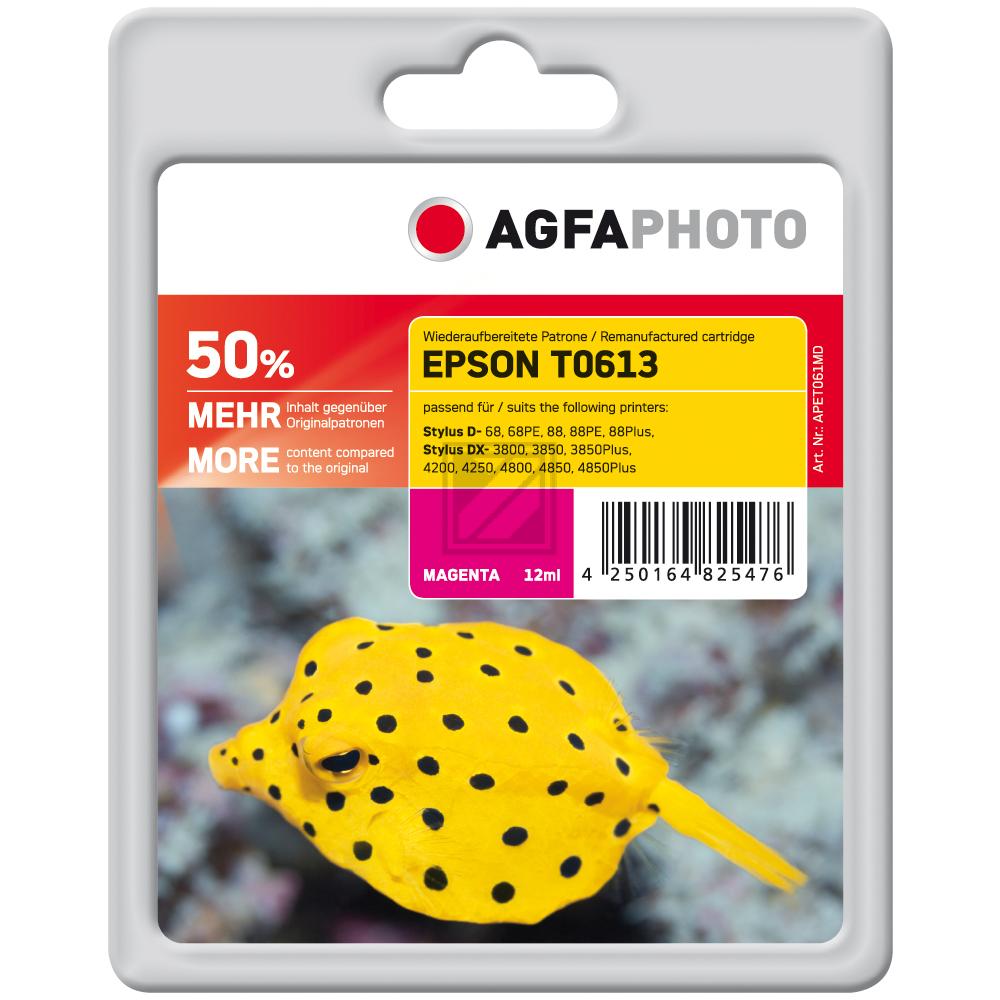 Agfaphoto Tintenpatrone magenta (APET061MD) ersetzt T0613