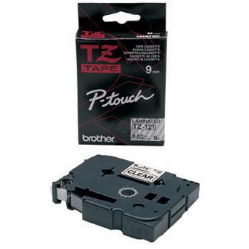 Brother Schriftbandkassette schwarz/transparent (TZE-121)