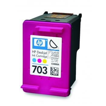 HP Tintendruckkopf 3-farbig (CD888AA, 703)