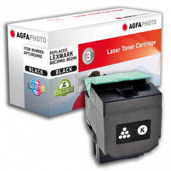 Agfaphoto Toner-Kit schwarz HC plus (APTL802HKE) ersetzt 802HK