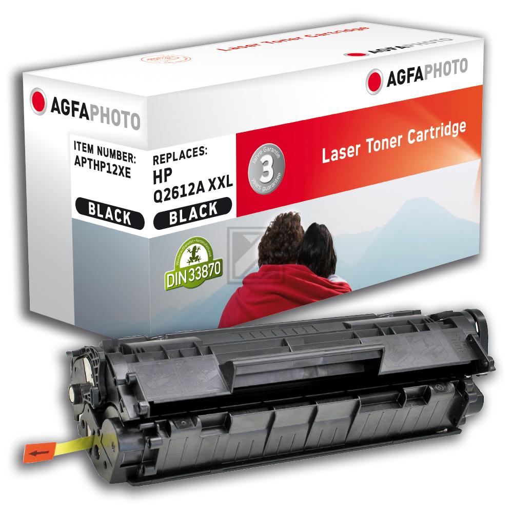 Agfaphoto Toner-Kartusche schwarz HC (APTHP12XE) ersetzt 12A