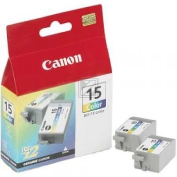 Canon Tintenpatrone 2 x 3-farbig (8191A002AA, BCI-15C)