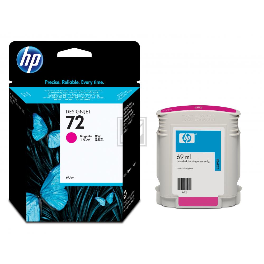 HP Tintenpatrone magenta (C9399A, 72)