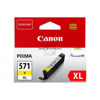 Canon Tintenpatrone gelb HC (0334C001, CLI-571XLY)