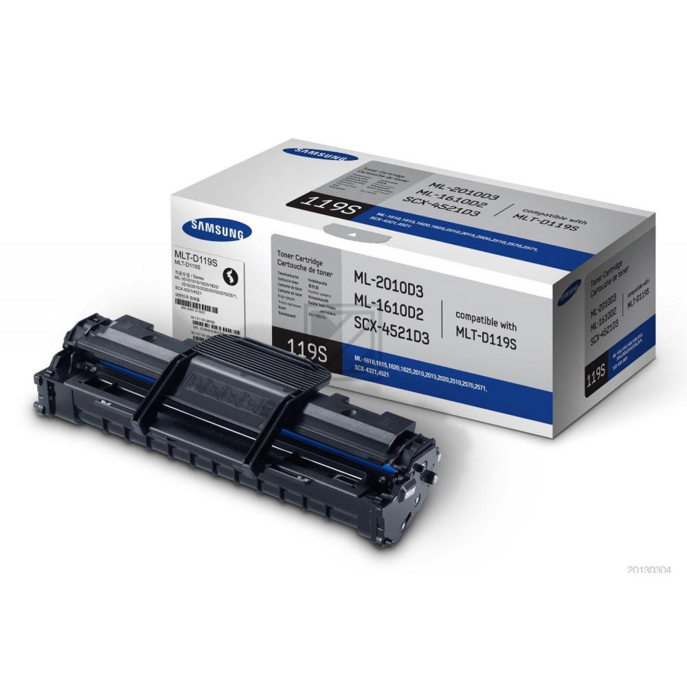 Samsung Toner-Kit schwarz (MLT-D119S/XIP, 119S)