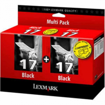 Lexmark Tintendruckkopf 2 x schwarz (80D2124, 17)