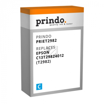 Prindo Tintenpatrone cyan (PRIET2982) ersetzt T2982