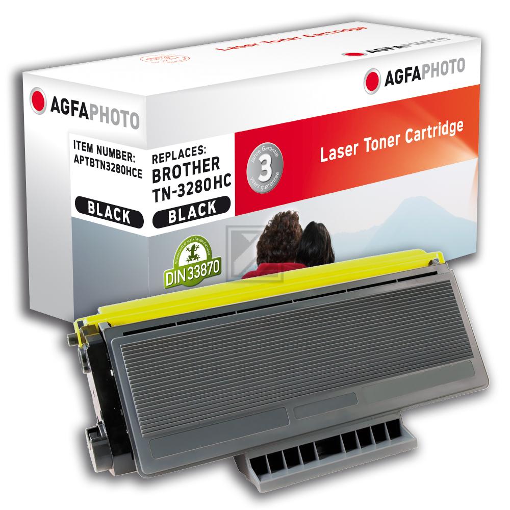 Agfaphoto Toner-Kit schwarz HC plus (APTBTN3280HCE) ersetzt TN-3280