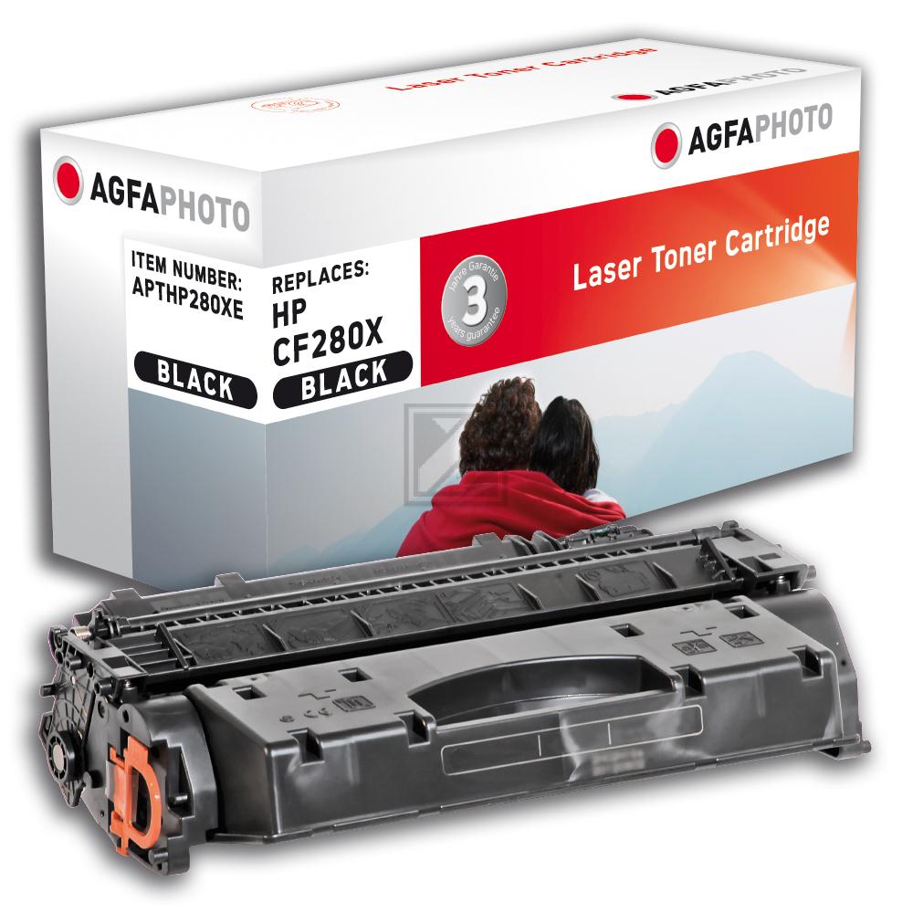 Agfaphoto Toner-Kartusche schwarz HC (APTHP280XE) ersetzt 80X