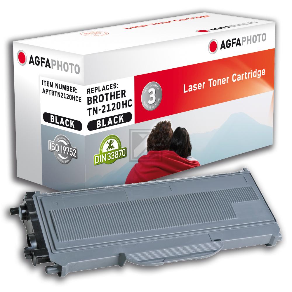 Agfaphoto Toner-Kit schwarz HC plus (APTBTN2120HCE) ersetzt TN-2120