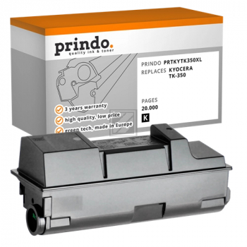 Prindo Toner-Kit schwarz (PRTKYTK350XL) ersetzt TK-350