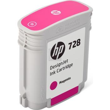 HP Tintenpatrone magenta SC (F9J62A, 728)