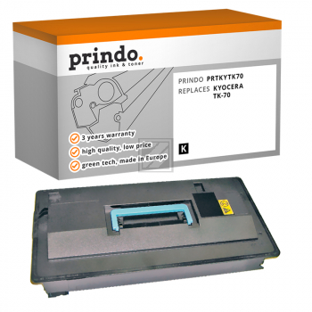 Prindo Toner-Kit schwarz (PRTKYTK70) ersetzt TK-70