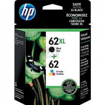 HP Tintendruckkopf cyan/gelb/magenta, schwarz (N9H67FN, 62, 62XL)