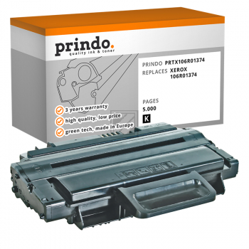 Prindo Toner-Kartusche schwarz HC (PRTX106R01374) ersetzt 106R01374