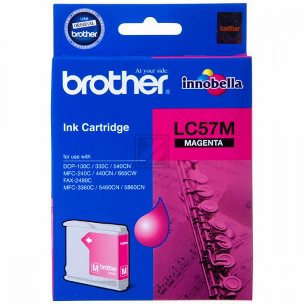 Brother Tintenpatrone magenta (LC-57M)