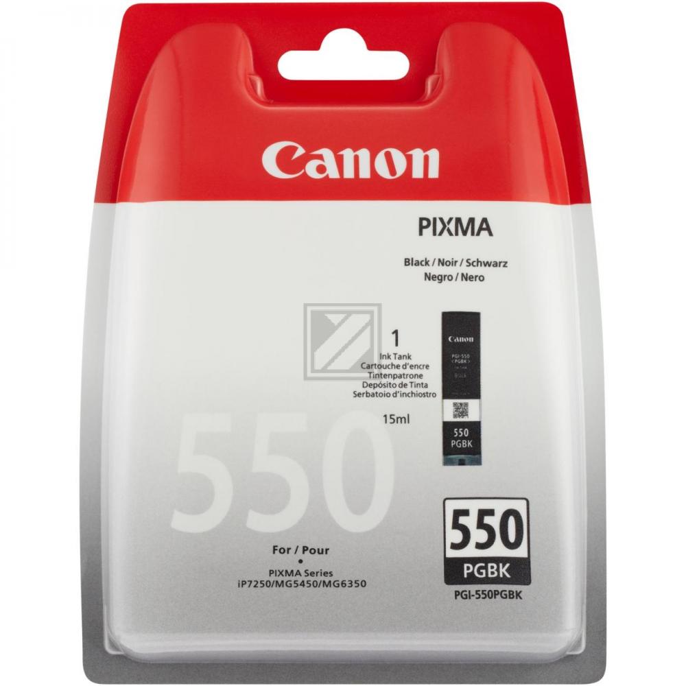 Canon Tintenpatrone schwarz (6431B004, PGI-550PGBK)