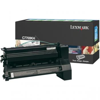 Lexmark Toner-Kartusche Prebate schwarz HC (C7700KH)