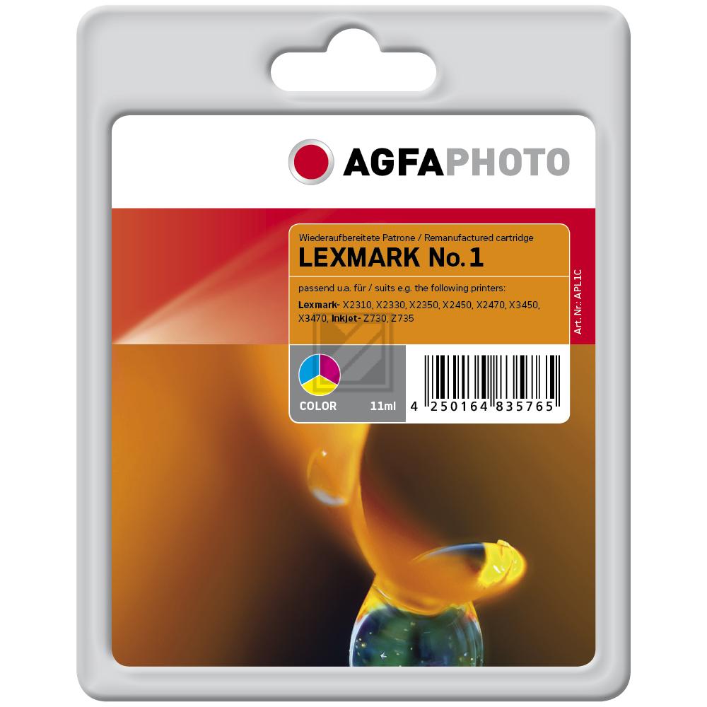 Agfaphoto Tintendruckkopf cyan/gelb/magenta HC (APL1C) ersetzt 1
