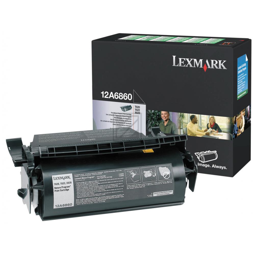 Lexmark Toner-Kartusche Prebate schwarz (12A6860)