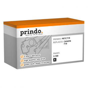 Prindo Toner-Kit schwarz (PRTC719) ersetzt 0719