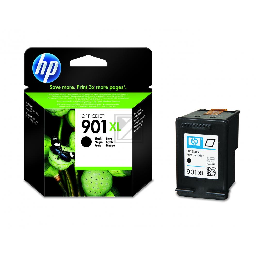 HP Tintendruckkopf schwarz HC (CC654AE#301, 901XL)
