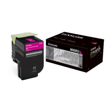 Lexmark Toner-Kit magenta HC plus (80C0X30, 800X3)