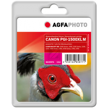 Agfaphoto Tintenpatrone magenta HC plus (APCPGI1500XLM) ersetzt PGI-1500XLM