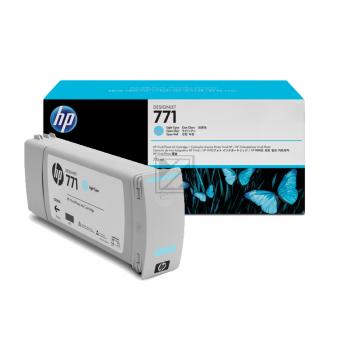 HP Tintenpatrone cyan light (CE042A, 771)