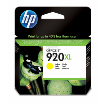 HP Tintenpatrone gelb HC (CD974AE, 920XL)
