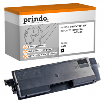 Prindo Toner-Kit schwarz (PRTKYTK5140K) ersetzt TK-5140K