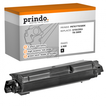 Prindo Toner-Kit schwarz (PRTKYTK580K) ersetzt TK-580K