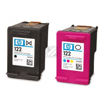 HP Tintendruckkopf cyan/gelb/magenta, schwarz (CR340HE, 122)