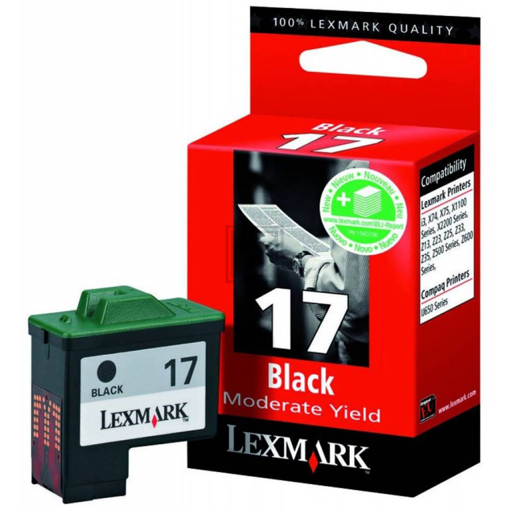 Lexmark Tintendruckkopf 2 x schwarz (80D2124, 17)