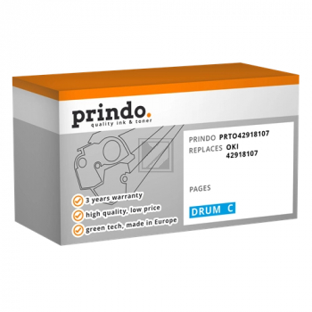 Prindo Fotoleitertrommel cyan (PRTO42918107) ersetzt 42918107