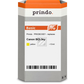 Prindo Tintenpatrone (Basic) gelb (PRICBCI3EY) ersetzt BCI-3EY