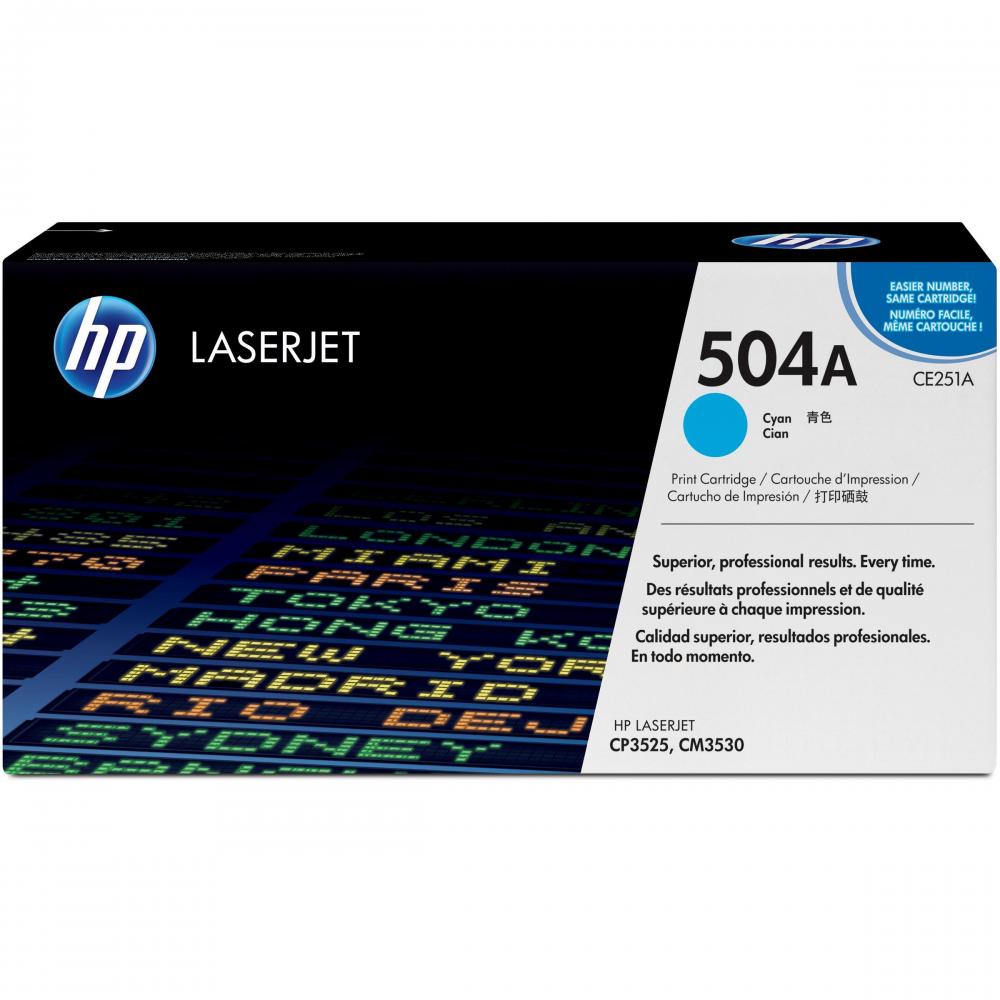 HP Toner-Kartusche cyan (CE251A, 504A)