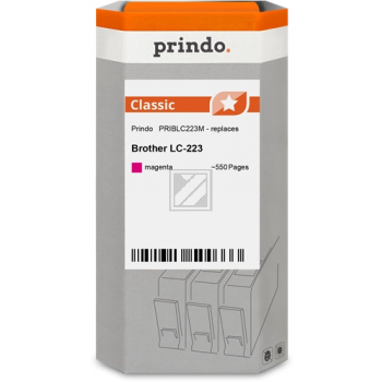 Prindo Tintenpatrone (Classic) magenta (PRIBLC223M) ersetzt LC-223M
