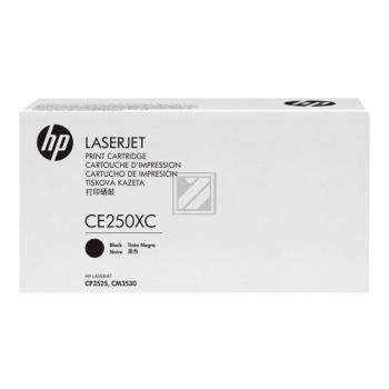 HP Toner-Kartusche Contract (nur für Vertragskunden) schwarz HC (CE250XC, 504XC)