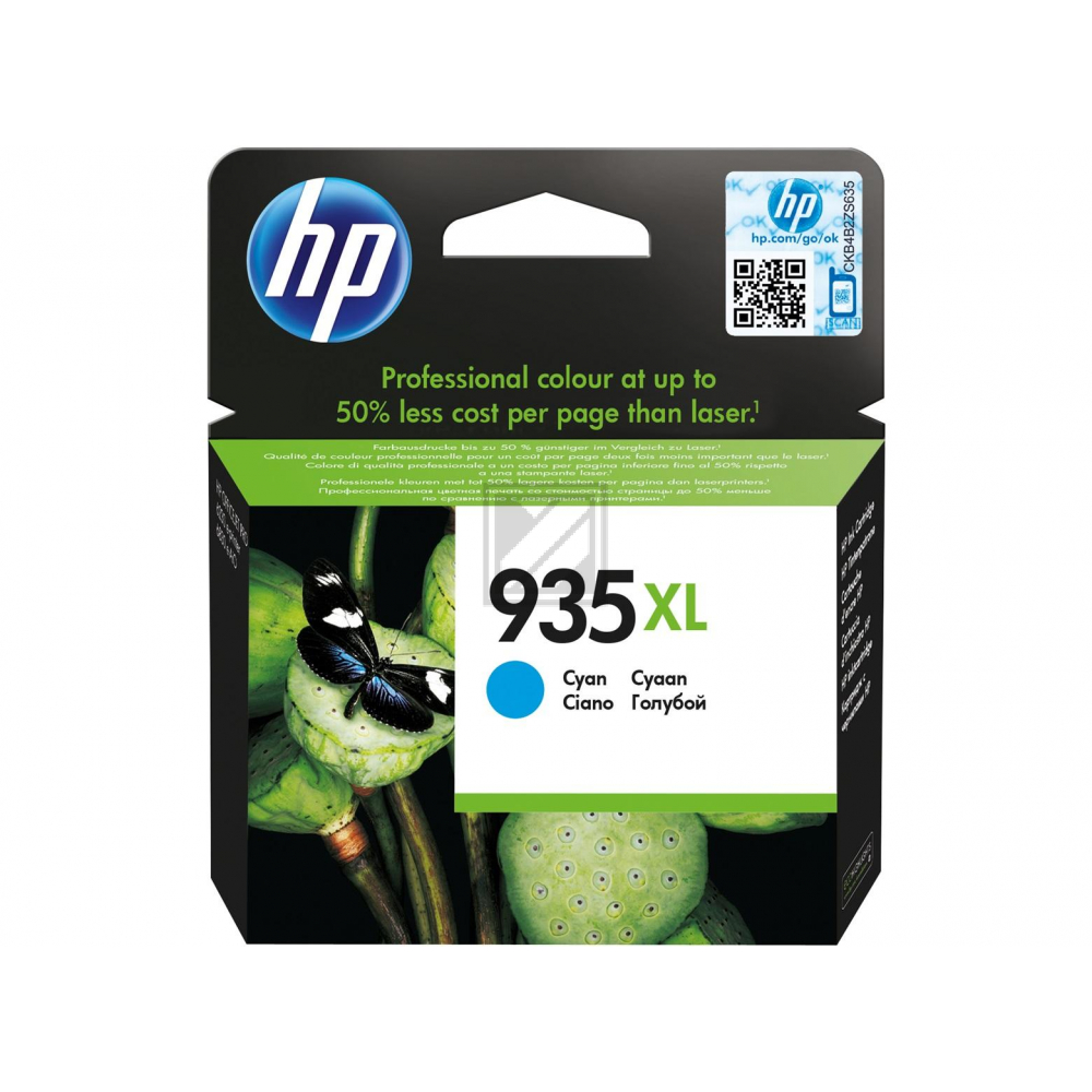 HP Tintenpatrone cyan HC (C2P24AE#BGX, 935XL)