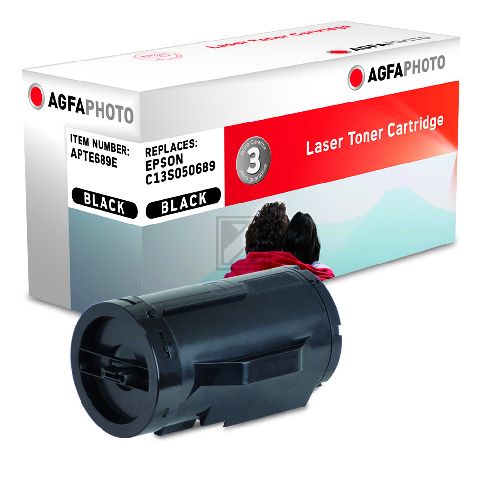 Agfaphoto Toner-Kit schwarz (APTE689E) ersetzt 0689