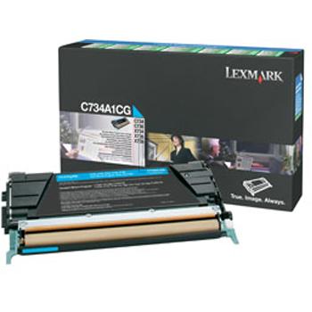 Lexmark Toner-Kartusche Prebate cyan (C734A1CG)